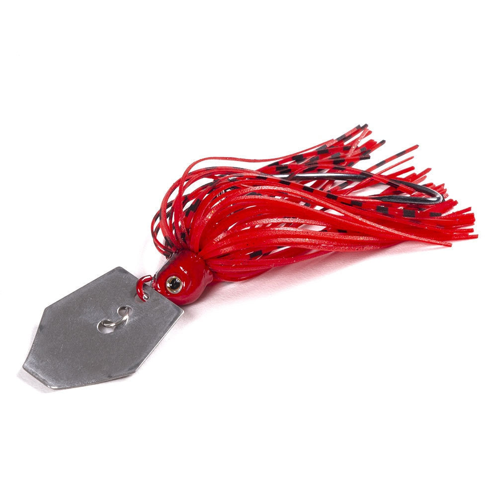 Minnow Head Jig with Rubber Skirt