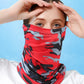 Patterned UV Protection Silk Face Cover